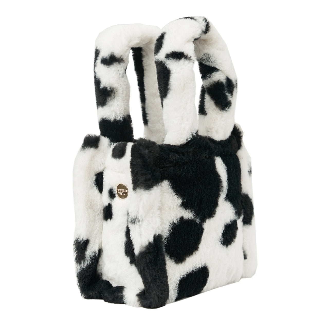 MINI TOTE - BLACK COW